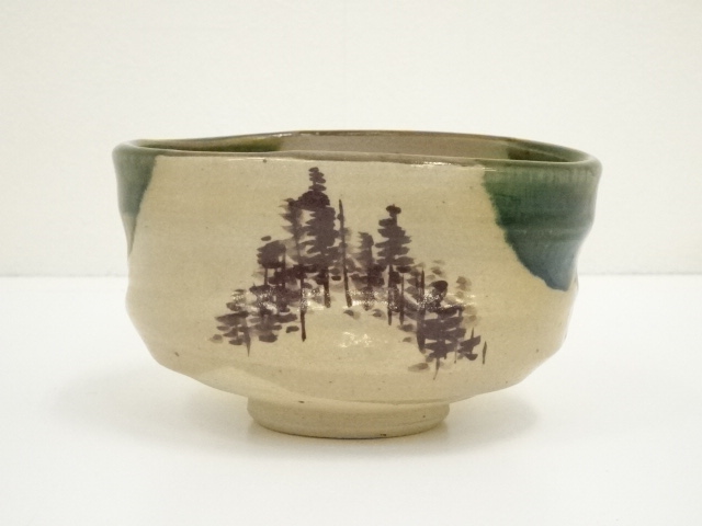 道具 ] - 道具 東陶造 鳥海織部御題茶碗（共箱） | ネットショップ圭